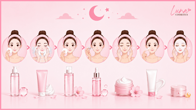 Quy trình skincare buổi tối